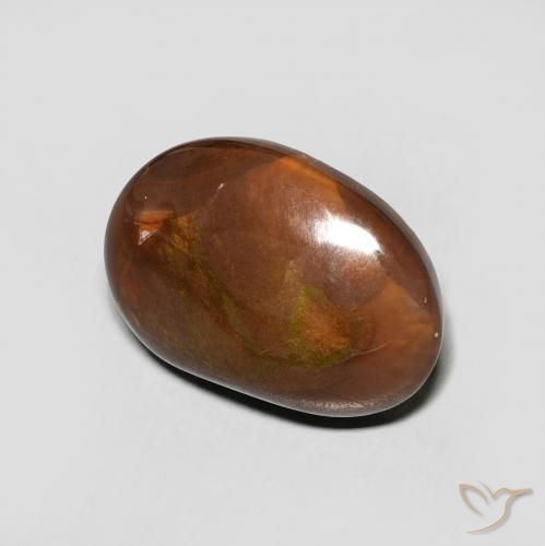 Agate de feu Multicolore naturelle Fantaisie, 5.12 ct, Opaque