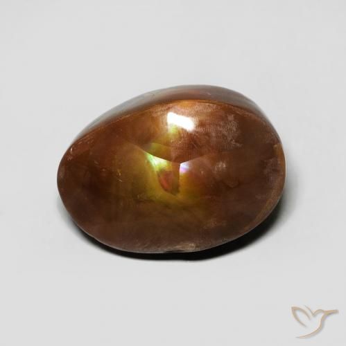 6.64ct Naturel Multicolore Agate de feu, Fantaisie, Opaque