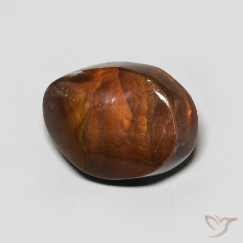 Agate de feu Multicolore naturelle Fantaisie, 7.06 ct, Opaque