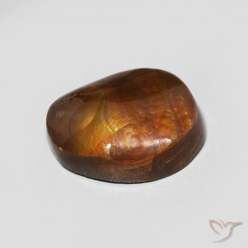 Agate de feu Multicolore naturelle Fantaisie, 7.06 ct, Opaque