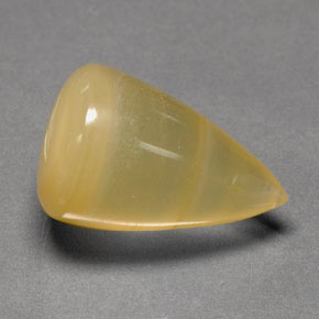 Opale de feu jaune naturelle transparent, 15,12 ct, transparent / translucide