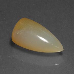 Opale de feu orange naturelle transparent, 14,68 ct, transparent / translucide