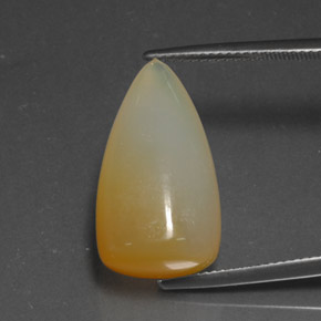 Opale de feu orange naturelle transparent, 14,68 ct, transparent / translucide