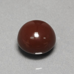 Opale de feu marron naturelle coupe roude, 1,90 ct, opaque