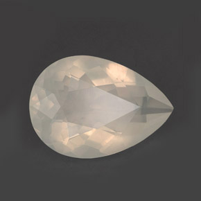 Opale de feu jaune naturelle transparent, 3,25 ct, transparent / translucide