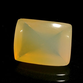 Opale de feu Blanc Jaune naturelle Transparent, 4.17 ct, Transparent / Translucide