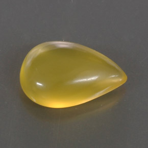 Opale de feu jaune naturelle transparent, 2,06 ct, transparent / translucide