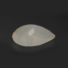 Opale de feu jaune naturelle transparent, 4,60 ct, transparent / translucide