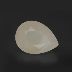 Opale de feu jaune naturelle transparent, 3,34 ct, transparent / translucide