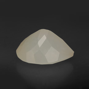 Opale de feu jaune naturelle transparent, 3,34 ct, transparent / translucide