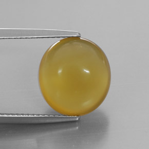 Opale de feu Jaune naturelle Transparent, 5.28 ct, Transparent / Translucide