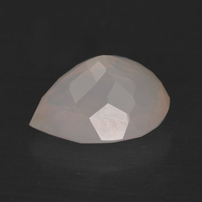 Opale de feu jaune naturelle transparent, 3,45 ct, transparent / translucide