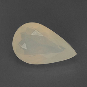 Opale de feu jaune naturelle transparent, 5,48 ct, transparent / translucide