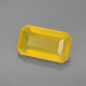 Opale de feu Jaune naturelle Transparent, 2.18 ct, Transparent / Translucide