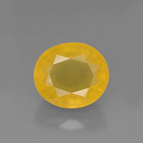 Opale de feu orange naturelle transparent, 5,27 ct, transparent / translucide