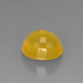 Opale de feu orange naturelle transparent, 5,27 ct, transparent / translucide