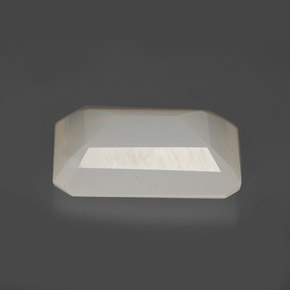 Opale de feu blanc naturelle transparent, 4,83 ct, transparent / translucide