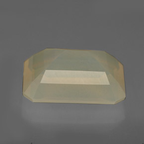 Opale de feu orange naturelle transparent, 4,72 ct, transparent / translucide