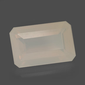 Opale de feu jaune naturelle taille émeraude, 6,52 ct, translucide