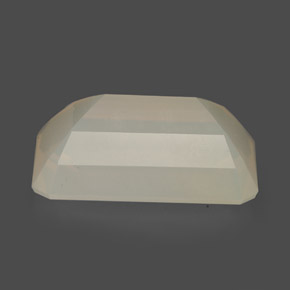 Opale de feu jaune naturelle taille émeraude, 6,52 ct, translucide