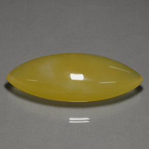 Opale de feu jaune naturelle marquise, 139,55 ct, translucide
