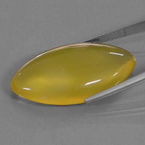 Opale de feu jaune naturelle marquise, 41,15 ct, translucide