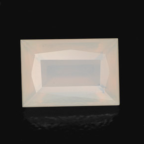 Opale de feu Orange blanc naturelle Transparent, 2.97 ct, Transparent / Translucide