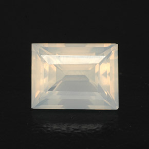 Opale de feu Orange blanc naturelle Transparent, 2.89 ct, Transparent / Translucide