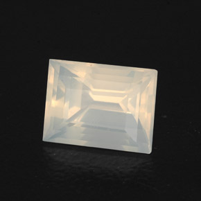 Opale de feu Orange blanc naturelle Transparent, 2.89 ct, Transparent / Translucide