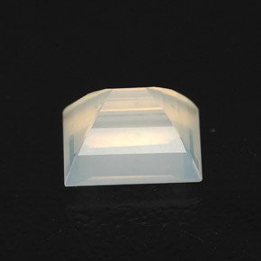 Opale de feu Orange blanc naturelle Transparent, 2.89 ct, Transparent / Translucide