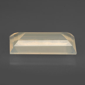 Opale de feu orange naturelle transparent, 3,68 ct, transparent / translucide