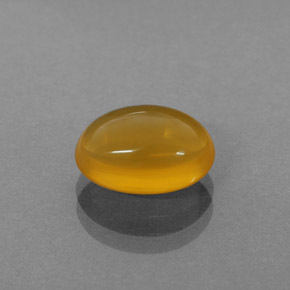 Opale de feu orange naturelle transparent, 2,62 ct, transparent / translucide