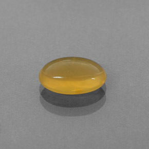 Opale de feu orange naturelle transparent, 1,54 ct, transparent / translucide