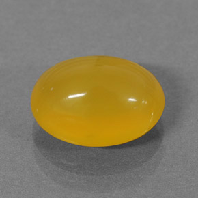 Opale de feu orange naturelle coupe ovale, 2,26 ct, translucide