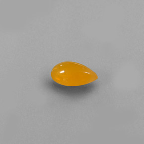 Opale de feu Jaune orange naturelle Transparent, 1.51 ct, Transparent / Translucide