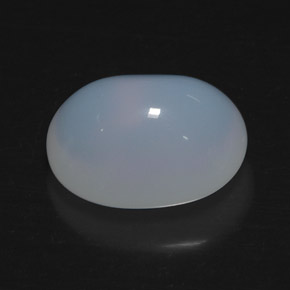 Opale de feu blanc naturelle transparent, 14,49 ct, transparent / translucide