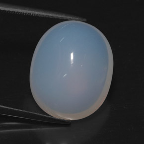 Opale de feu blanc naturelle transparent, 14,49 ct, transparent / translucide