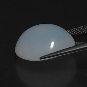 Opale de feu blanc naturelle transparent, 14,49 ct, transparent / translucide