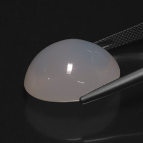 Opale de feu blanc naturelle transparent, 21,10 ct, transparent / translucide