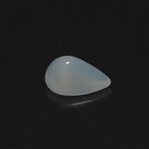 Opale de feu blanc naturelle transparent, 3,21 ct, transparent / translucide