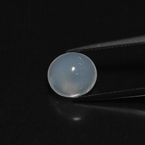 Opale de feu blanc naturelle coupe ovale, 2,09 ct, transparent