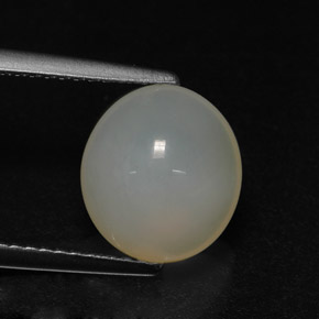 Opale de feu jaune naturelle transparent, 2,93 ct, transparent / translucide