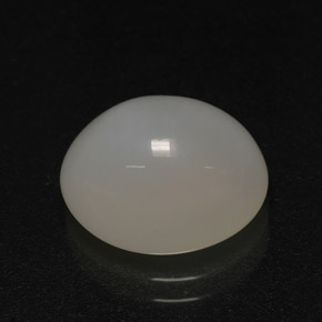 Opale de feu blanc naturelle coupe ovale, 4,41 ct, translucide