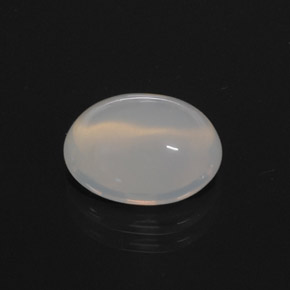Opale de feu blanc naturelle transparent, 3,44 ct, transparent / translucide