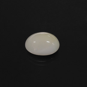 Opale de feu blanc naturelle transparent, 4,07 ct, transparent / translucide