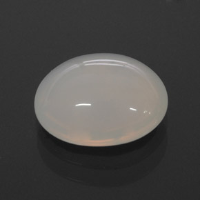 Opale de feu blanc naturelle transparent, 1,72 ct, transparent / translucide