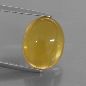 Opale de feu Jaune naturelle Transparent, 7.58 ct, Transparent / Translucide