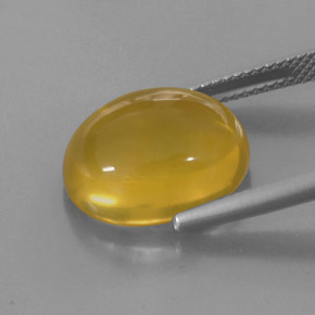 Opale de feu Jaune naturelle Transparent, 7.58 ct, Transparent / Translucide