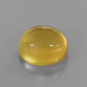 Opale de feu jaune naturelle transparent, 9,05 ct, transparent / translucide