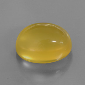 Opale de feu jaune naturelle transparent, 14,60 ct, transparent / translucide
